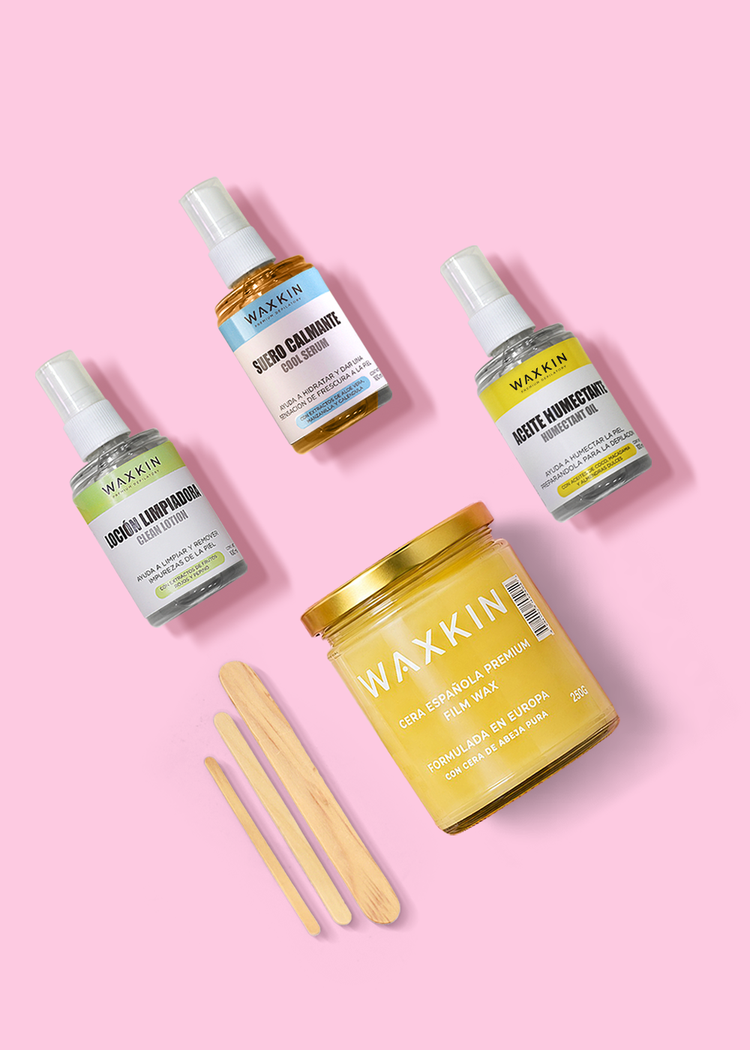 Kit Microondas Waxkin con tarro de cristal, vista superior