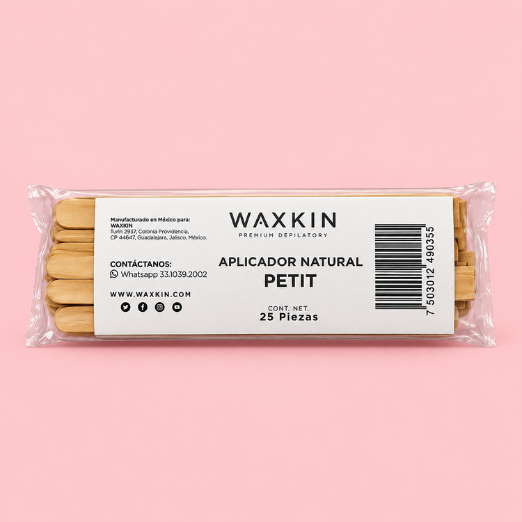 Paquete de aplicadores Petit Waxkin, 25 piezas, para cejas y detalles