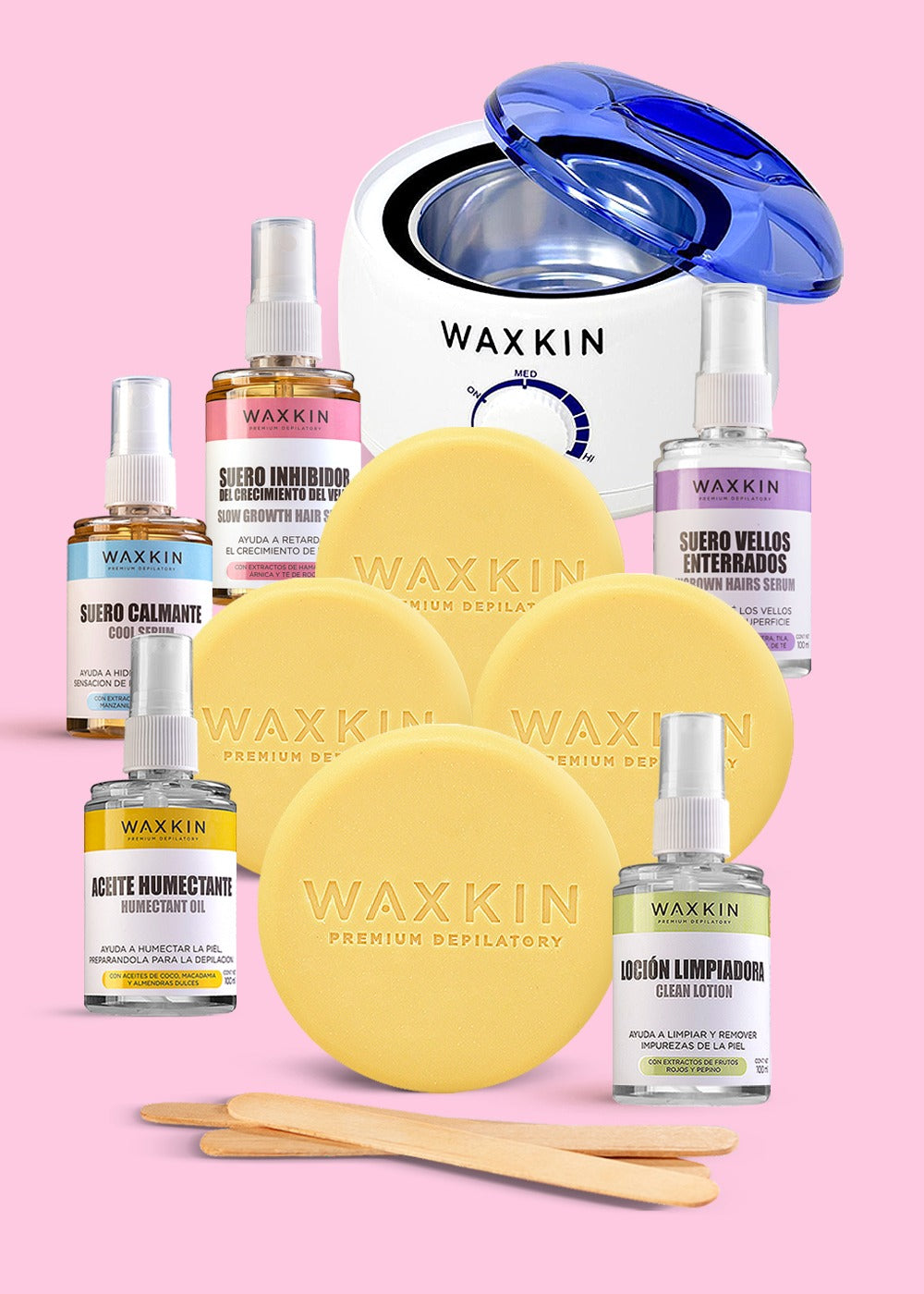 Kit Continuidad Waxkin de frente