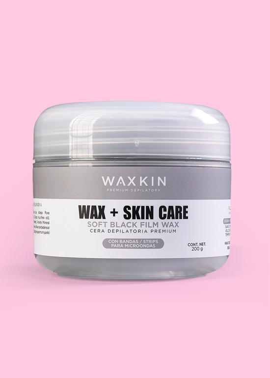 SOFT BLACK FILM WAX BOTE 200gr para microondas con bandas