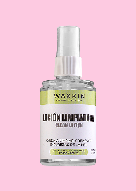 Loción Limpiadora Pre-Depilación con Extractos de Pepino y Frutos Rojos - Limpia e Hidrata la Piel