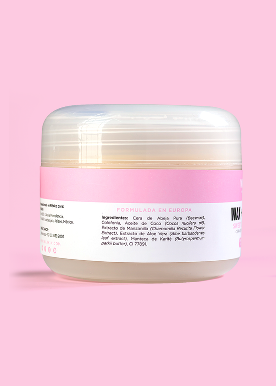 Sweet Cream para Microondas - Cera Depilatoria Premium con Cera de Abeja Pura y Aceite de Coco - Extra Suavidad